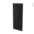 #Ipoma Noir mat - Rénovation 18 - joue N°82 - Avec sachet de fixation - L37,5 x H92 x 1.2cm