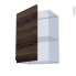 #Ipoma Noyer Kit Rénovation 18 <br />Meuble haut ouvrant H70, 1 porte, L50 x H70 x P37,5 cm 