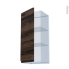 #Ipoma Noyer Kit Rénovation 18 <br />Meuble haut ouvrant H92 , 1 porte, L40 x H92 x P37,5 cm 