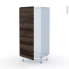#Ipoma Noyer Kit Rénovation 18 <br />Armoire frigo N°27 , 1 porte, L60 x H125 x P60 cm 
