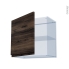 #Ipoma Noyer Kit Rénovation 18 <br />Meuble haut ouvrant H57, 1 porte, L60 x H57 x P37,5 cm 