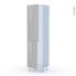 #IVIA Gris Kit Rénovation 18 <br />Armoire frigo N°2724 , 2 portes, L60 x H217 x P60 cm 