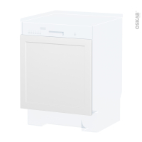 LUPI Blanc - Rénovation 18 - Porte N°16 - Lave vaisselle intégrable - L60 x H57 cm