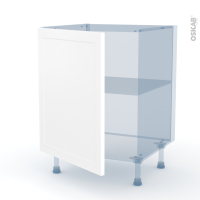 LUPI Blanc - Kit Rénovation 18 - Meuble sous-évier  - 1 porte - L60 x H70 x P60 cm