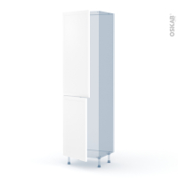 LUPI Blanc - Kit Rénovation 18 - Armoire frigo N°2724  - 2 portes - L60 x H217 x P60 cm