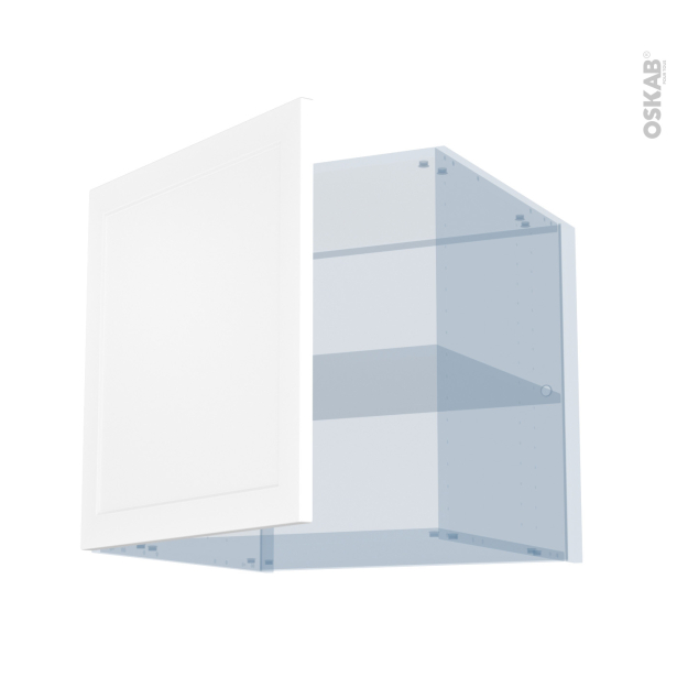 LUPI Blanc Kit Rénovation 18 <br />Meuble haut ouvrant H57, 1 porte, L60 x H57 x P60 cm 