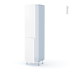 #LUPI Blanc Kit Rénovation 18 <br />Armoire frigo N°2724 , 2 portes, L60 x H217 x P60 cm 