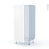 #LUPI Blanc Kit Rénovation 18 <br />Armoire frigo N°27 , 1 porte, L60 x H125 x P60 cm 