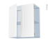 #LUPI Blanc Kit Rénovation 18 <br />Meuble haut ouvrant H70, 2 portes, L60 x H70 x P37.5 cm 