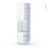 #LUPI Blanc Kit Rénovation 18 <br />Colonne Four N°1624, 2 portes, L60 x H217 x P60 cm 