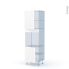 #LUPI Blanc Kit Rénovation 18 <br />Colonne Four niche 60 N°2116, 2 portes, L60 x H195 x P60 cm 