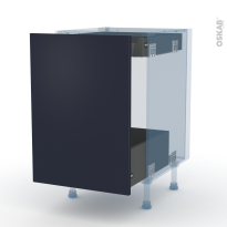TIA Bleu - Kit Rénovation 18 - Meuble bas coulissant  - 1 porte -1 tiroir anglaise - L50xH70xP60