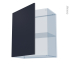 #TIA Bleu nuit Kit Rénovation 18 <br />Meuble haut ouvrant H70 , 1 porte, L60 x H70 x P37,5 cm 