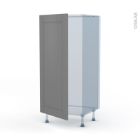 FILIPEN Gris - Kit Rénovation 18 - Armoire frigo N°27  - 1 porte - L60xH125xP60