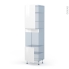 #IPOMA Blanc brillant Kit Rénovation 18 <br />Colonne Four N°1624, 2 portes, L60 x H217 x P60 cm 
