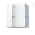 #IPOMA Blanc brillant Kit Rénovation 18 <br />Meuble haut ouvrant H70, 2 portes, L60xH70xP37,5 