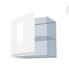 #IPOMA Blanc brillant Kit Rénovation 18 <br />Meuble haut ouvrant H57, 1 porte, L60xH57xP37,5 