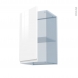 IPOMA Blanc brillant - Kit Rénovation 18 - Meuble haut ouvrant H70  - 1 porte - L40xH70xP37,5