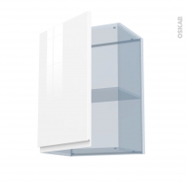 IPOMA Blanc brillant - Kit Rénovation 18 - Meuble haut ouvrant H70  - 1 porte - L50xH70xP37,5