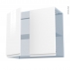 IPOMA Blanc brillant - Kit Rénovation 18 - Meuble haut ouvrant H70  - 2 portes - L80xH70xP37,5