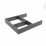 Structure de tiroir - Pour meuble prof 40 cm - Taille S - HAKEO