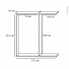 #Structure de tiroir Pour meuble prof 50 cm <br />Taille S, HAKEO 