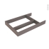 #Structure de tiroir Pour meuble prof 40 cm <br />Taille L, HAKEO 