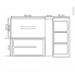 #Organisateur de tiroir Kit de rangement n°10 <br />L60 x P50 cm, HAKEO 