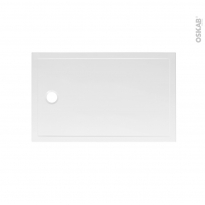 Receveur de douche - Extra-plat PAO - Céramique - Rectangulaire 140x80 cm - Blanc