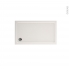 #Receveur de douche MUSA <br />Acrylique renforcé, Rectangulaire 140x80 cm, Blanc 