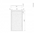 #Receveur de douche Extra-plat PAO <br />Céramique, Rectangulaire 140x80 cm, Blanc 