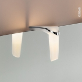Eclairage de salle de bains - LED Noé - L3,9 x H11,7 x P11,9 cm