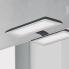 #Eclairage de salle de bains LED Jade <br />finition noire, L30 x H1,4 x P16,1 cm 