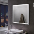 #Miroir de salle de bains Lumineux <br />DALO, L80 x H80 cm 