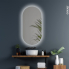 #Miroir de salle de bains Lumineux <br />LONGO, L45 x H90 cm 