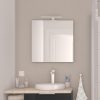 Miroir de salle de bains - LAYA - L60 x H60 cm