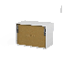 #Meuble de salle de bains Rangement bas <br />IPOMA Blanc mat, 1 porte, L60 x H41 x P37 cm 