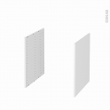 IPOMA Blanc mat - Côtés caisson N°45 - H57XP48XEp1,6