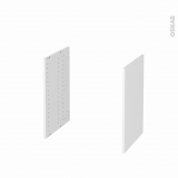 IPOMA Blanc mat - Côtés caisson N°44 - H57XP38XEp1,6