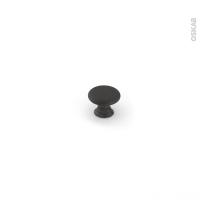Poignée de meuble - Salle de bains N°62 - Acier noir mat - 3,3 cm - HAKEO