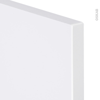 HELIA Blanc - Rénovation 18 - plinthe N°35 - Avec joint d'étanchéité - L220xH15,4 cm