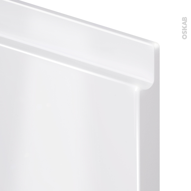 Echantillon Meuble de salle de bains <br />IPOMA Blanc brillant, L7xH14 