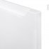 #Porte frigo sous plan Intégrable N°21 <br />PIMA Blanc, L60 x H70 cm 