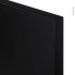 #Façades de cuisine - 3 tiroirs N°74 - GINKO Noir - L80 x H70 cm