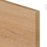 #Façades de cuisine - 2 tiroirs N°60 - HOSTA Chêne naturel - L80 x H70 cm