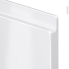 #Colonne de cuisine N°27 - Armoire étagère - IPOMA Blanc brillant - 1 porte - L60 x H125 x P58 cm