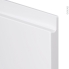 #Meuble de cuisine Sous évier <br />IPOMA Blanc mat, 1 porte coulissante, L60 x H70 x P58 cm 